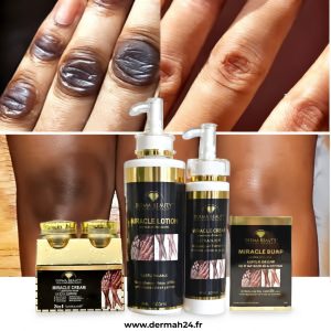 GAMME GLUTA  MIRACLE CORRECTRICE RAPIDE DES TACHES REBELLES, imperfections, Quintaux, phalanges au  GLUTATHIONE