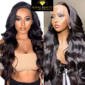 Perruque Body Wave 200% Densité, 100% cheveux humains