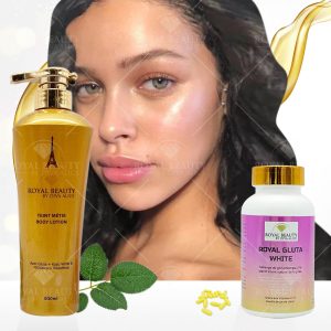 Mini kit  LAIT ET CAPSULES BLANCHISSANT TEINT MÉTIS AU GLUTATHIONE
