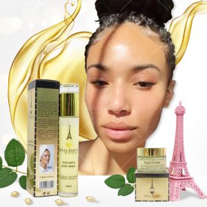 SERUM ET CRÈME VISAGE BLANCHISSANT TEINT MÉTIS au glutathionne, collagène et vitamine C