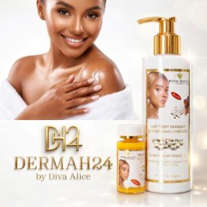LAIT ET SÉRUM ÉCLAIRCISSANT TEINT DIAMANT CARAMEL AUX GLUTATHIONEX COMPRIMÉ