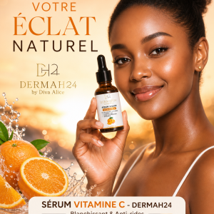 SÉRUM VISAGE HYDRATANT,20% VITAMINES C ANTI-CERNES, ANTI-RIDES 