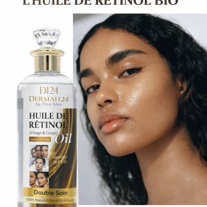 ✨GLOW✨ L'HUILE DE RÉTINOL RAJEUNISSANTE 5D GLUTA ÉCLAIRCISSANTE AUX 100% HUILES ESSENTIELLES NATURELLES 200ml