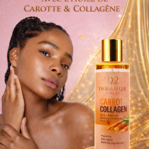🌟GLOW 🌟 L'HUILE CAROTTE🥕 & COLLAGÈNE CLARIFIANTE, ÉCLAIRCISSANTE RICHE EN VITAMINE C,E VISAGE & CORPS