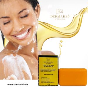 SAVON BLANCHISSANT TEINT METIS  au GLUTATHIONE et la CAROTTE 🥕