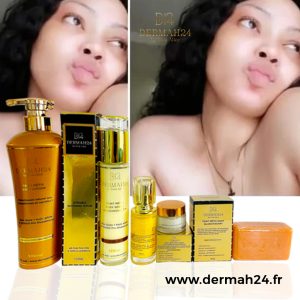 GAMME COMPLÈTE BLANCHISSANT TEINT MÉTIS À LA CAROTTE 🥕ET COLLAGÈNE + SÉRUM EXTRA FORT BLANCHISSANT 40ml
