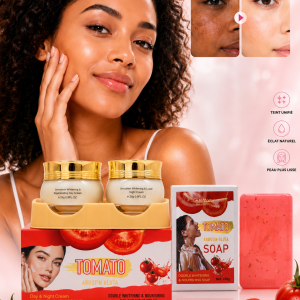 CRÈME ET SAVON 🍅 TOMATO ARBUTIN GLUTA, La Routine Beauté pour un Teint Plus Clair et Éclatant